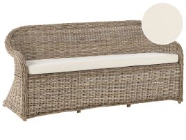Garden Sofa 3 Seater SUSUA Rattan Natural
