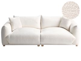 3 Seater Sofa - LVUOS Boucle Sofa Off-White