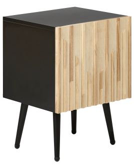 Bedside Table DALCROSS Brown/ Black