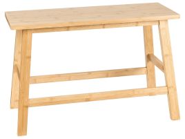 IUUAZG Bamboo Bathroom Bench Light Wood