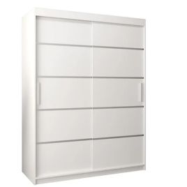Sliding Wardrobe - VICENZA I 2 Door Wardrobe White 150cm