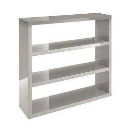 Puro Gloss Display Bookcase - Stone
