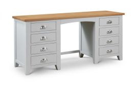 Richmond 8 Drawer Dressing Table - Grey