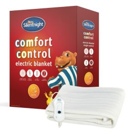 Comfort Control Electric Blanket Heated Under Blanket - 4 Sizes