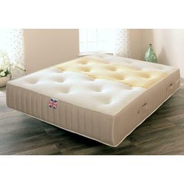 Manresa Sprung, Memory Foam and Wool Mattress - 3 Sizes