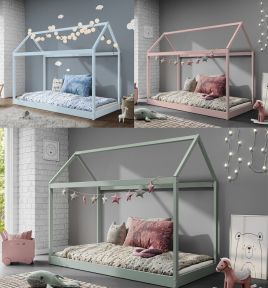 Treehouse Kids Sleeper Wooden Single Bed - 3 Colours