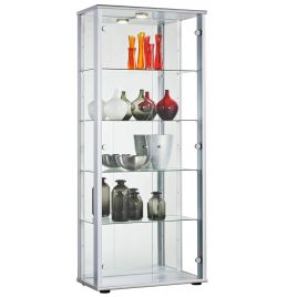 Everleigh 2 Door Display Rack - Silver