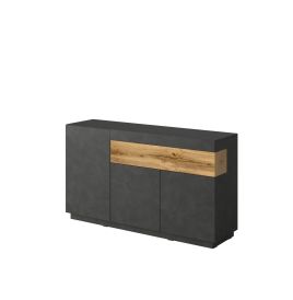 Salamandar 43 Sideboard Cabinet Wotan Oak Drawers - Matera