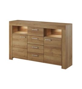 Heaven Display Sideboard Cabinet - Oak Riviera