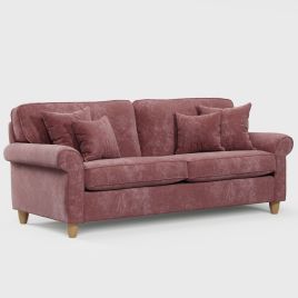 4 Seater Sofa - COASTAL Fabric - Deep Terra