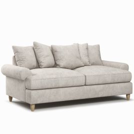 4 Seater Sofa - LUXE Fabric - Light Beige