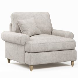 Armchair - LUXE Fabric - Cream