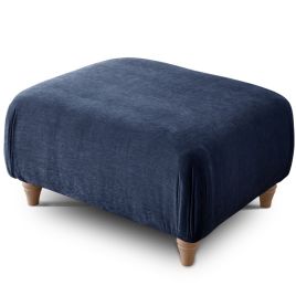 Footstool - RAYONG Fabric - Navy