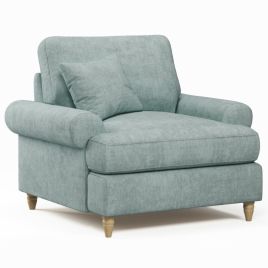 Armchair - LUXE Fabric - Light Green