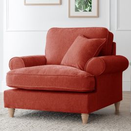 Armchair - RAYONG Fabric - Apricot