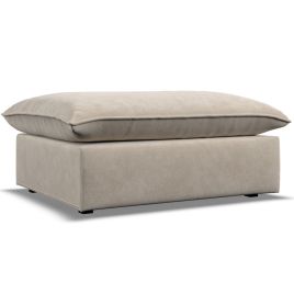 Footstool - PUEBLA Fabric Eggshell