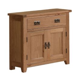 Paxley Compact Sideboard with 1 Drawers and 2 Doors - Oak
