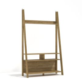 Tiva Ladder TV Stand Unit - Oak