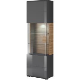 Ohio 05 Display Cabinet - Grey Gloss