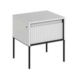 TRADESSA Bedside Table  - White Matt
