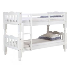Veridian Chunky Pine Bunk Bed - White Wash