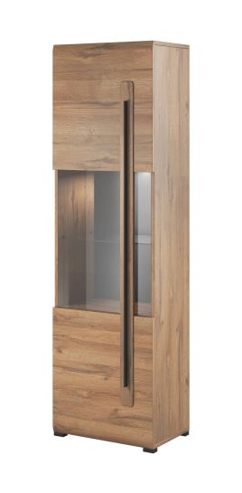 Oklahoma 05 Tall Display Cabinet - Oak Grandson