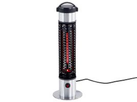 Patio Heater Black Metal 64H cm Freestanding 800W 