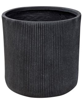 Flower Pot Fibre Clay 45cm Grey