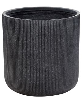 Flower Pot Fibre Clay 55cm Grey