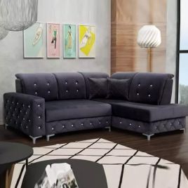 Corner Sofabed - URBANLOOM 3 Seater L Shaped - Grey
