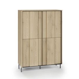 VETRA Highboard Cabinet - Oak
