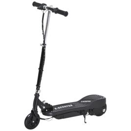 Kids Folding Electric Bike with Adjustable Seat - Black