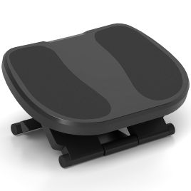 HERON 0-30deg Three-Height Under-Desk Support Footrest - Grey