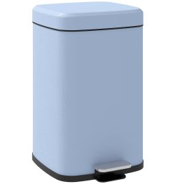 Scott 20 Litre Pedal Bin with Soft-Close Lid - Light Blue