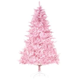 Debbie 5FT Pop-up Artificial Christmas Tree Holiday Xmas Holiday Tree Decoration with Automatic Open for Home Party Pink