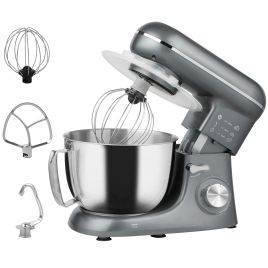 HERON 1300W Kitchen Stand Mixer with Accessories - Silver
