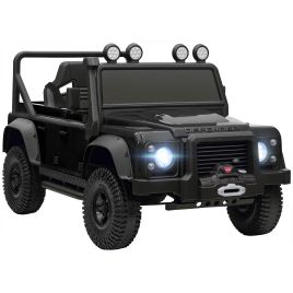 AIVAGO Kids Ride On Car Remote Control Music Horn 4 Spring Suspension - Black