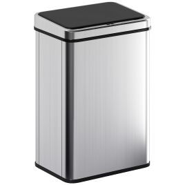 SELVEN Kitchen Rubbish Sensor Bin ABS Stainless Steel Motion Touchless 40L - Silver Tone