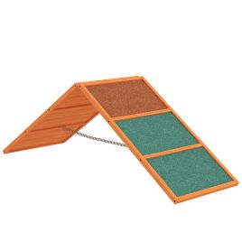 MARELI Wooden Dog Agility Ramp - Orange