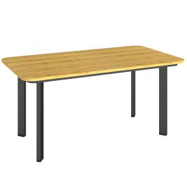 Wexwick Brown Metal Coffee Table - 49cm