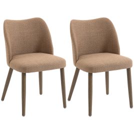 Valcour Brown Multilayer Board Dining Chair Set of 2 - 46cm