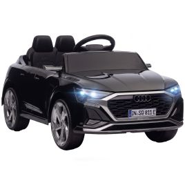 BLOOMLEY Audi Q8 e-tron Sportback 12V Ride-On Car with Remote - Black