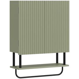ARDENFORD Bathroom Wall Cabinet with Doors - Green