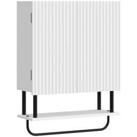ARDENFORD Bathroom Wall Cabinet with Doors - White