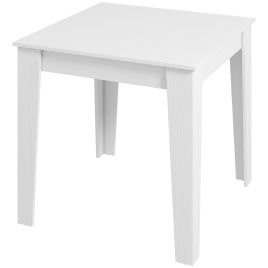 BLYMERE Square Dining Table for 4, 80cm - White
