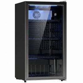 ATLASCREST 90L Drinks Fridge for 139 Cans with LED Light
