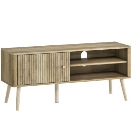ANCHORCREST TV Stand Cabinet for TVs up to 55 Inches - Oak