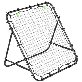 CLAYSTONE Adjustable Rebounder Net for Sports Training - Black
