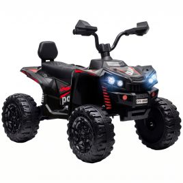 CHASEPOINT 24V Two-Seater Electric Quad Bike for Kids - Black