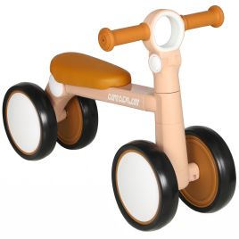 BRIARMOOR Foldable Baby Balance Bike with Adjustable Seat - Pink
